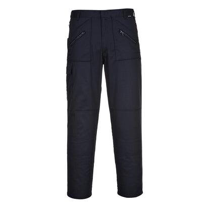 Portwest S887- Navy Sz 30 Tall Action Work Trousers Safety