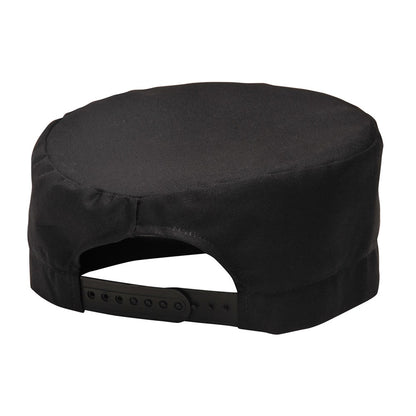 Portwest S899BKR -  sz 0 Chefs Skull Cap - Black