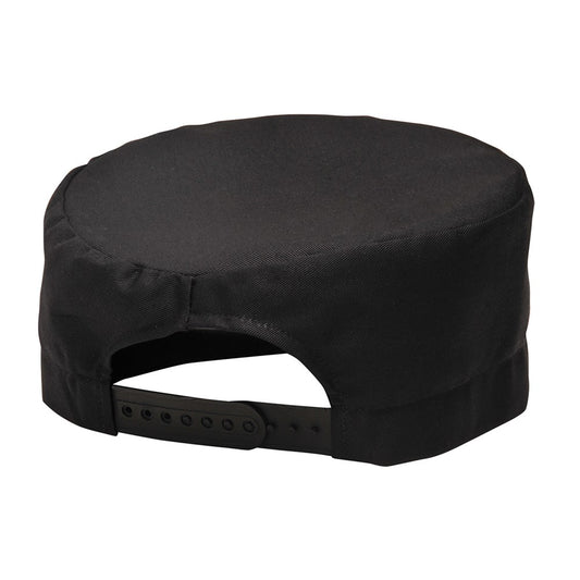 Portwest S899BKR -  sz 0 Chefs Skull Cap - Black