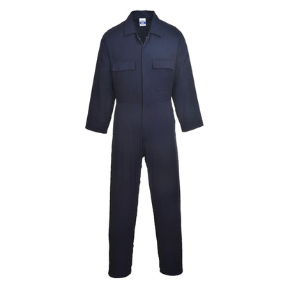 Portwest S998NATL -  sz L Euro Work Cotton Coverall - Navy