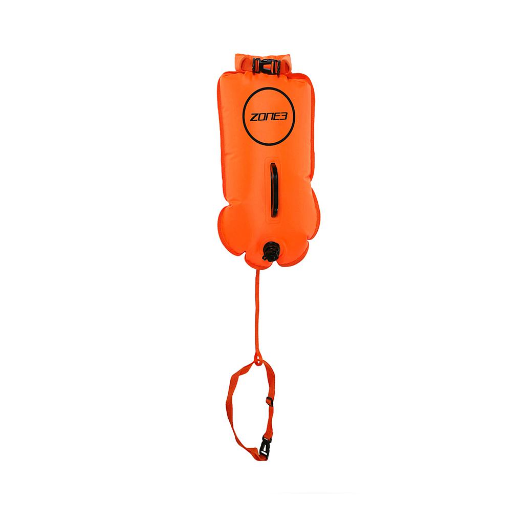 Zone3 Swim Safety Buoy/Dry Bag Neon Orange 28L