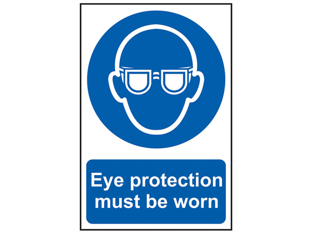 Scan SCA0007 Eye Protection Must Be Worn - PVC 200 x 300mm |