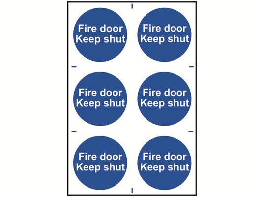 Scan SCA0151 Fire Door Keep Shut - PVC 200 x 300mm |