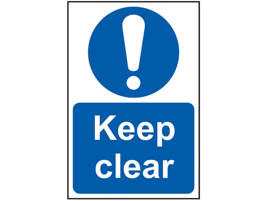 Scan SCA0253 Keep Clear - PVC 200 x 300mm |