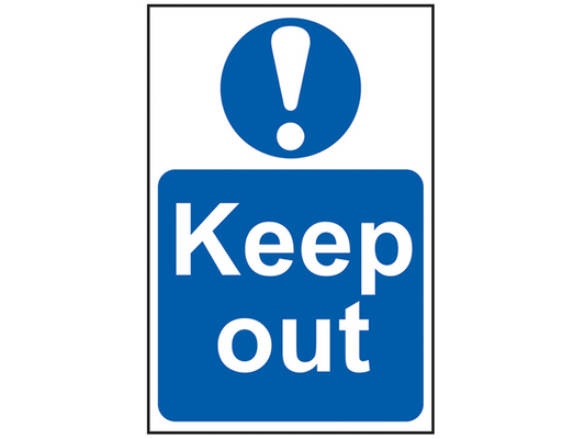 Scan SCA0255 Keep Out - PVC 200 x 300mm |