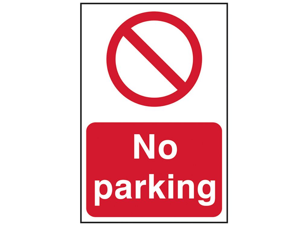 Scan SCA0605 No Parking - PVC 200 x 300mm |