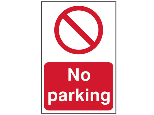 Scan SCA0605 No Parking - PVC 200 x 300mm |