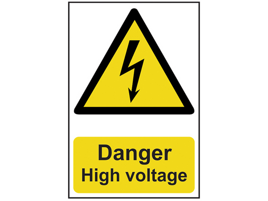 Scan SCA0761 Danger High Voltage - PVC 200 x 300mm |