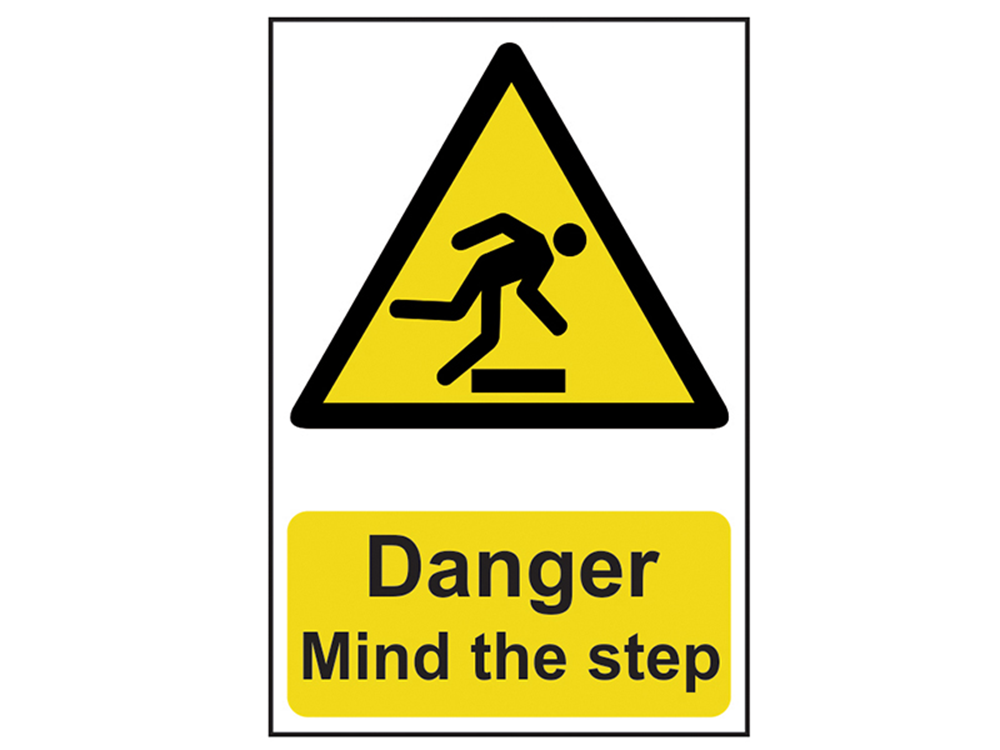 Scan SCA1105 Danger Mind The Step - PVC 200 x 300mm |
