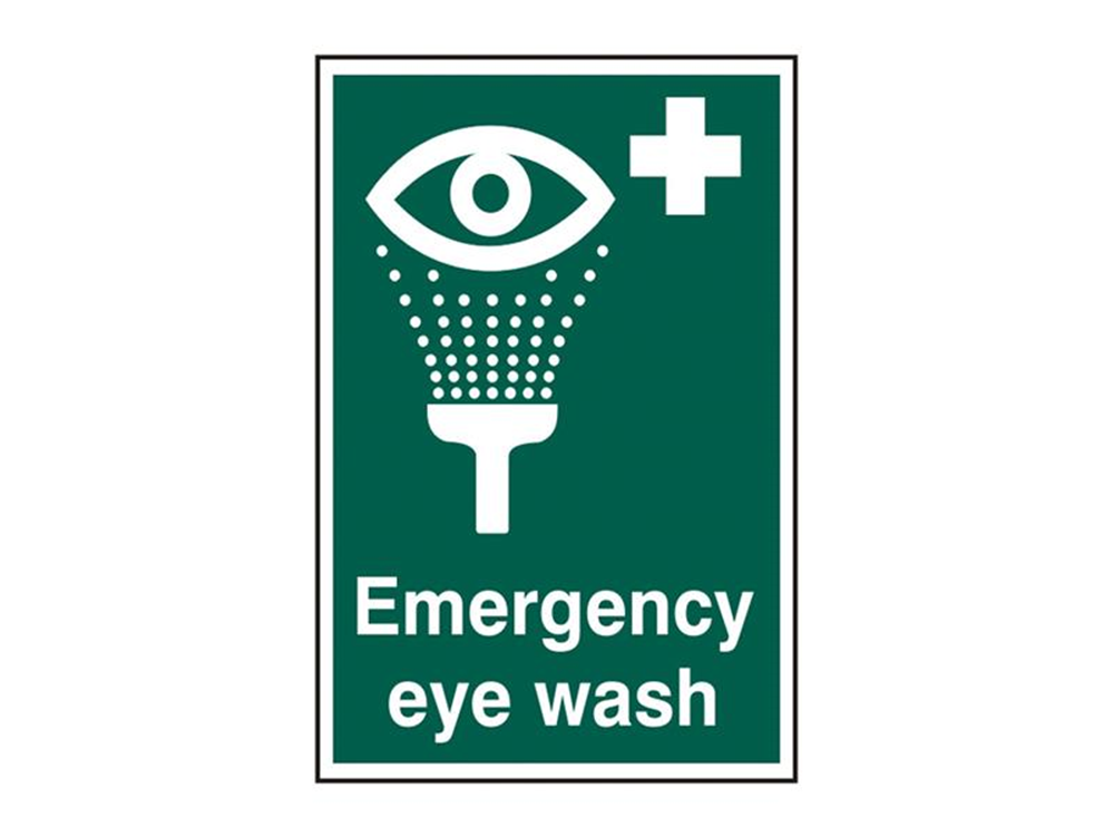 Scan SCA1554 Emergency Eye Wash - PVC Sign 200 x 300mm |