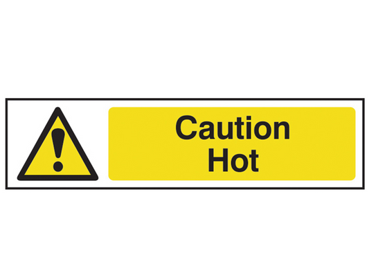 Scan SCA5115 Caution Hot - PVC 200 x 50mm |