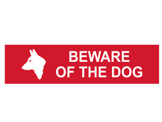 Scan SCA5251 Beware Of The Dog - PVC 200 x 50mm |