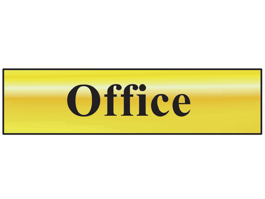 Scan SCA6010 Office - Polished Brass Effect 200 x 50mm |