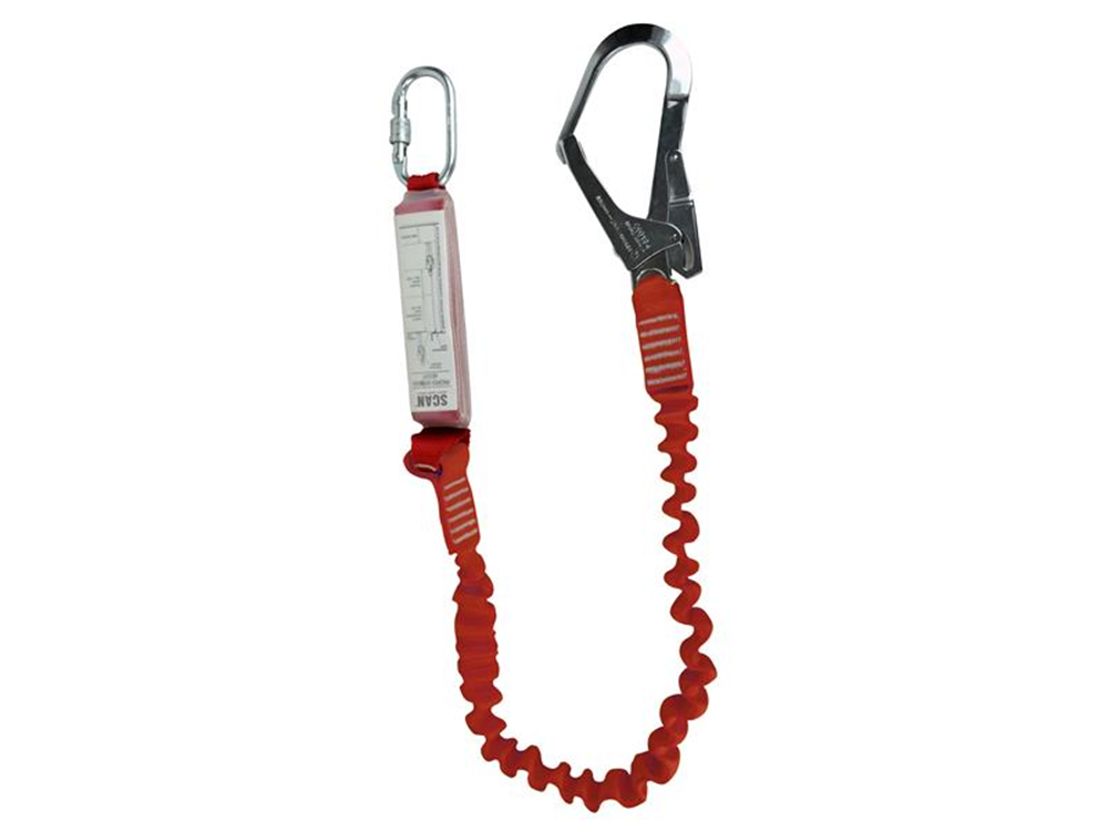 Scan SCAFALANELAS Fall Arrest Lanyard 1.8m Hook & Connect |