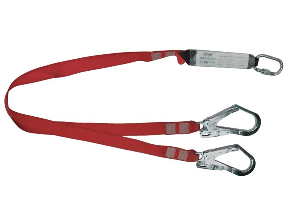 Scan SCAFALYTWIN Fall Arrest Twin Lanyard 1.8m |