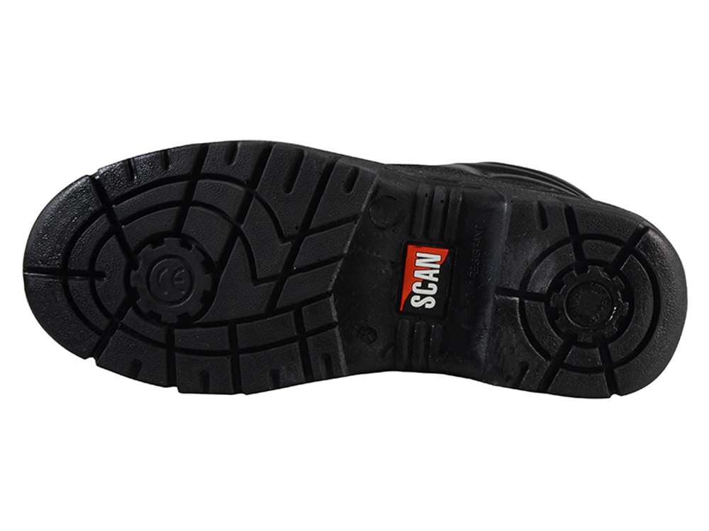 Scan SCAFWCHUK11 4 D-Ring Chukka Safety Boots Black UK 11 EUR 46 |