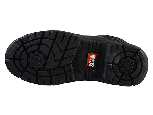 Scan SCAFWCHUK12 4 D-Ring Chukka Safety Boots Black UK 12 EUR 47 |