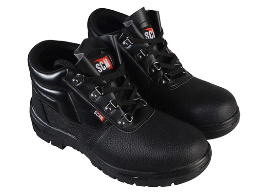 Scan SCAFWCHUK7 4 D-Ring Chukka Safety Boots Black UK 7 EUR 41 |