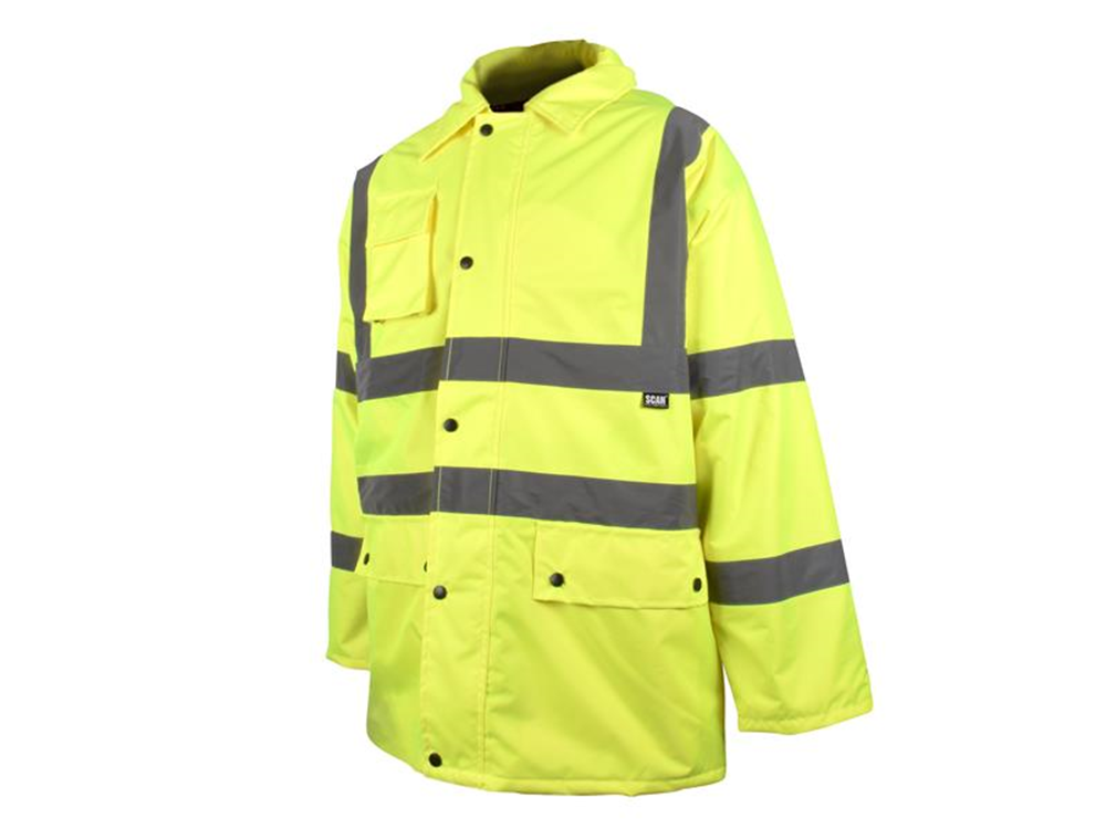 Scan SCAHVMJL Hi-Vis Motorway Jacket Yellow - L (44in) |