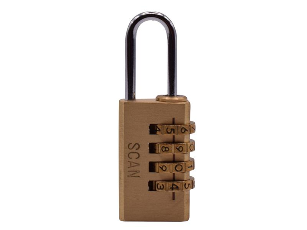 Scan SCAPLB20COM Brass Combination Padlock 20 SCAPLB20COM |