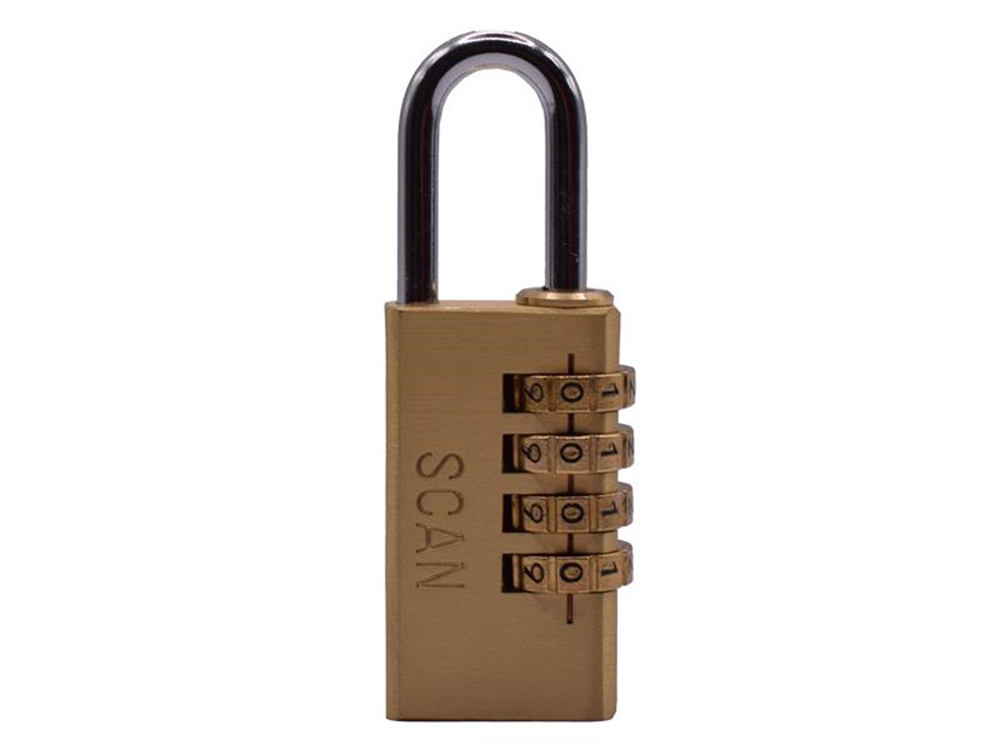 Scan SCAPLB28COM Brass Combination Padlock 28 SCAPLB28COM |
