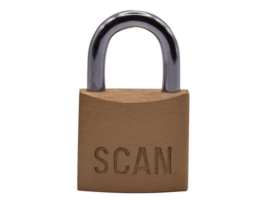 Scan SCAPLB30 Brass Padlock 30 SCAPLB30 |
