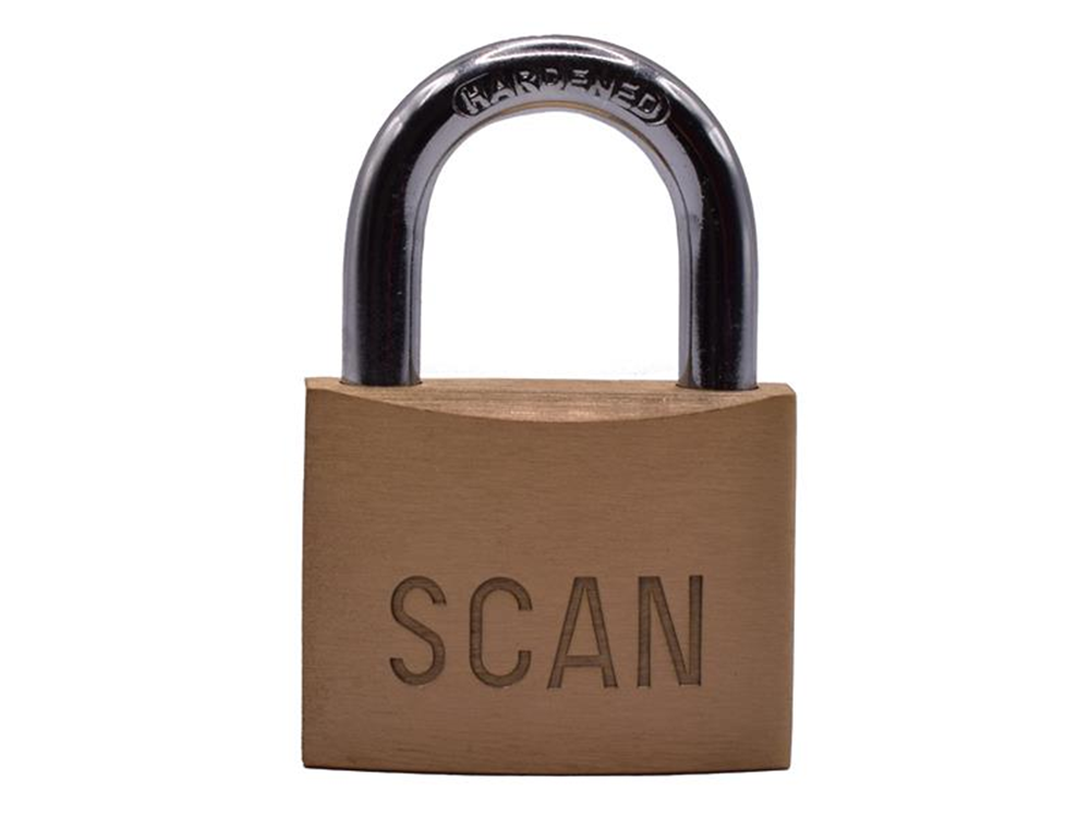 Scan SCAPLB50 Brass Padlock 50 SCAPLB50 |