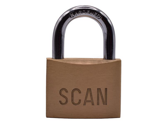 Scan SCAPLB50 Brass Padlock 50 SCAPLB50 |