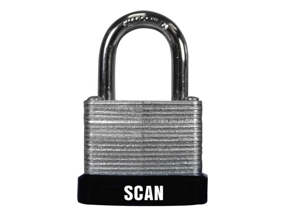 Scan SCAPLLAM30 Laminated Steel Padlock 30 SCAPLLAM30 |