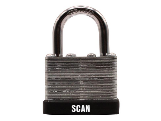 Scan SCAPLLAM40 Laminated Steel Padlock 40 SCAPLLAM40 |