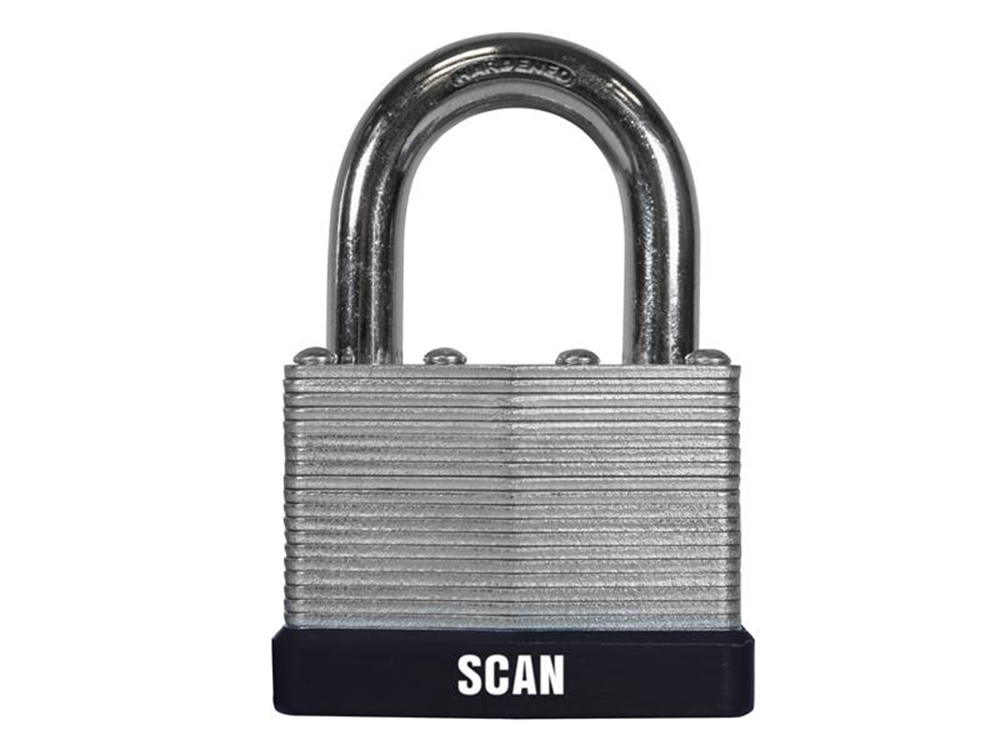 Scan SCAPLLAM50 Laminated Steel Padlock 50 SCAPLLAM50 |