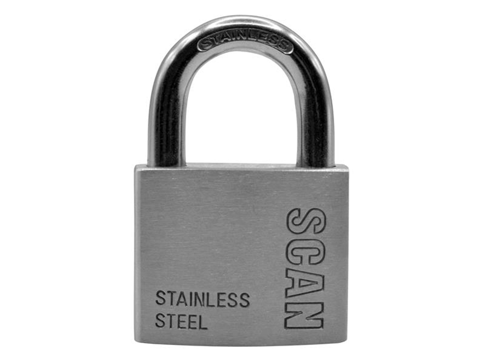 Scan SCAPLSS50 Stainless Steel Padlock 50 SCAPLSS50 |