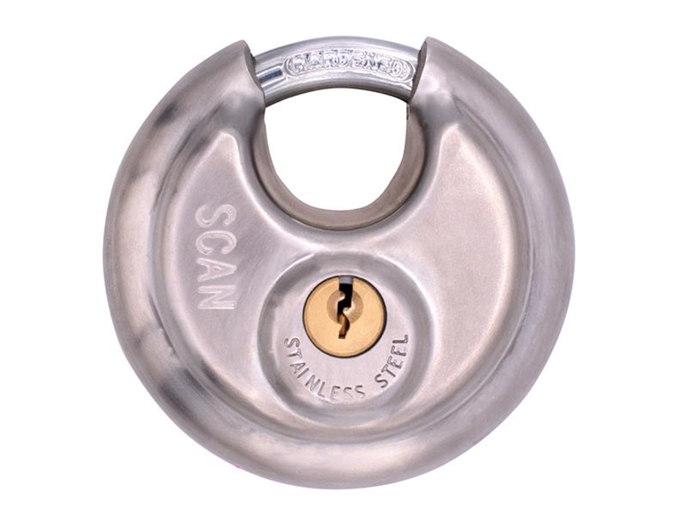 Scan SCAPLSS70DIS Stainless Steel Disk Type Padlock 70 SCAPLSS70DIS |
