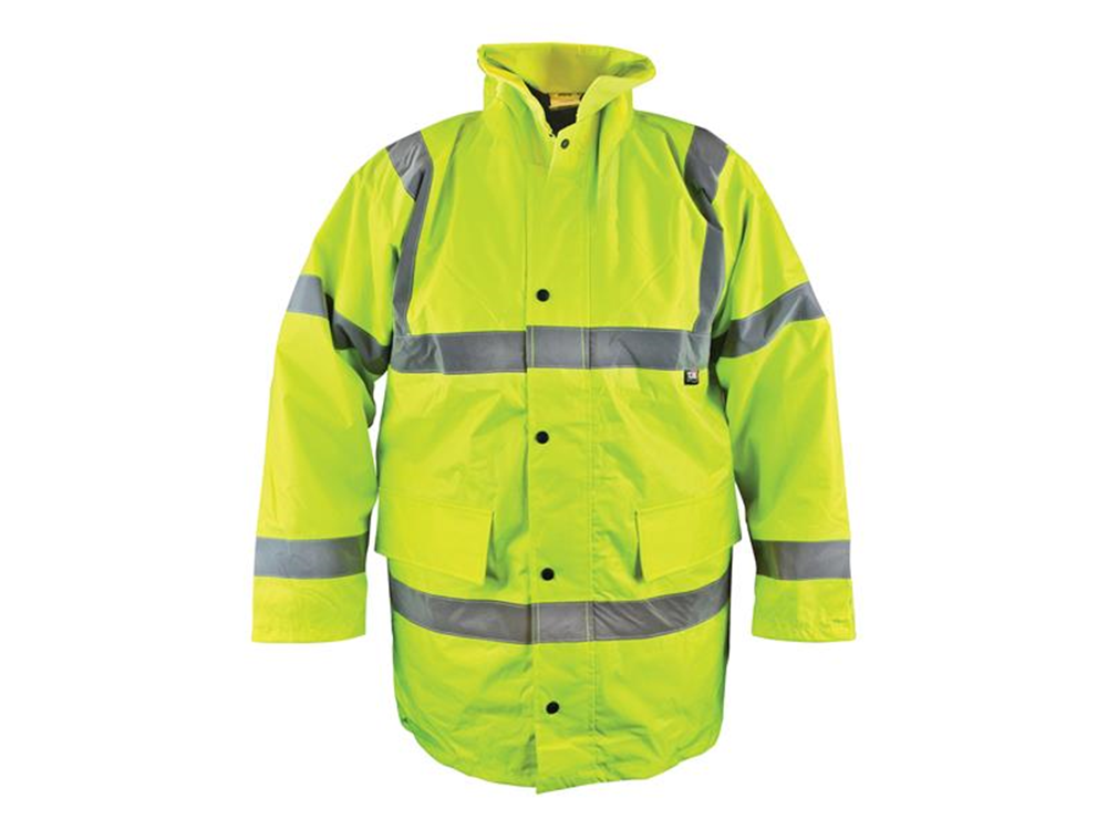 Scan SCAHVMJXL Hi-Vis Motorway Jacket Yellow - XL (48in) |