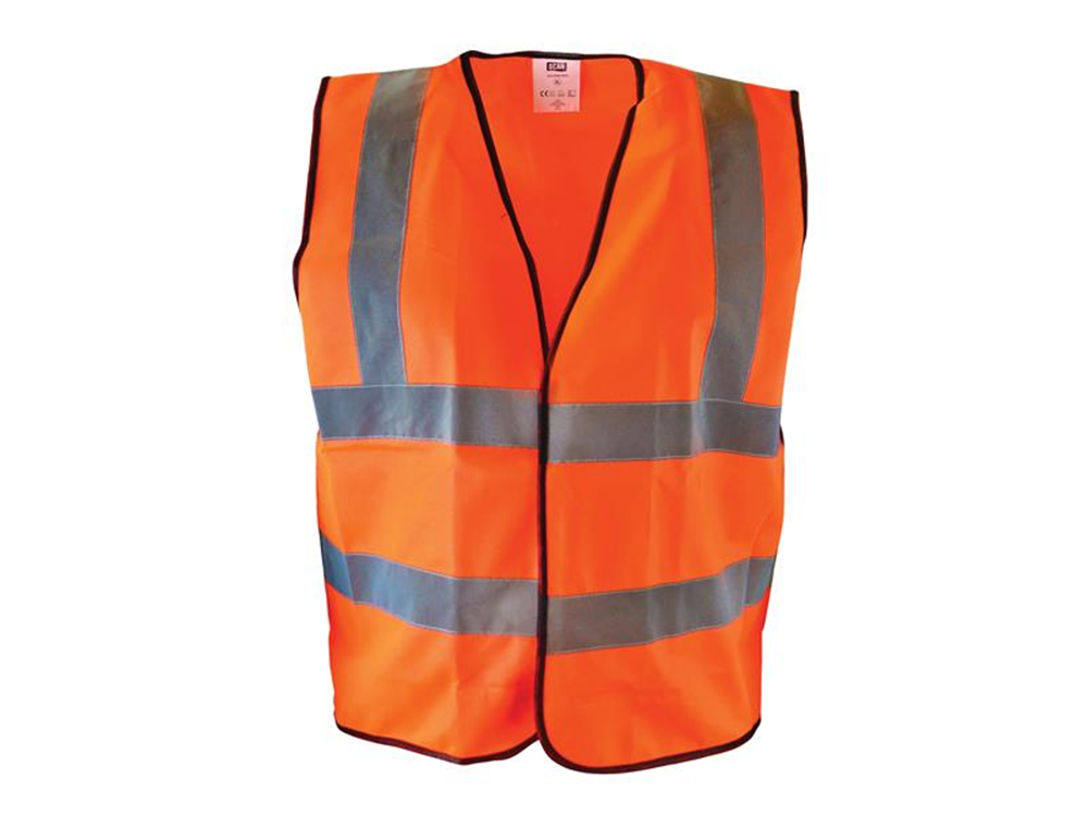 Scan SCAWWHVWXO Hi-Vis Orange Waistcoat - XL (48in) |