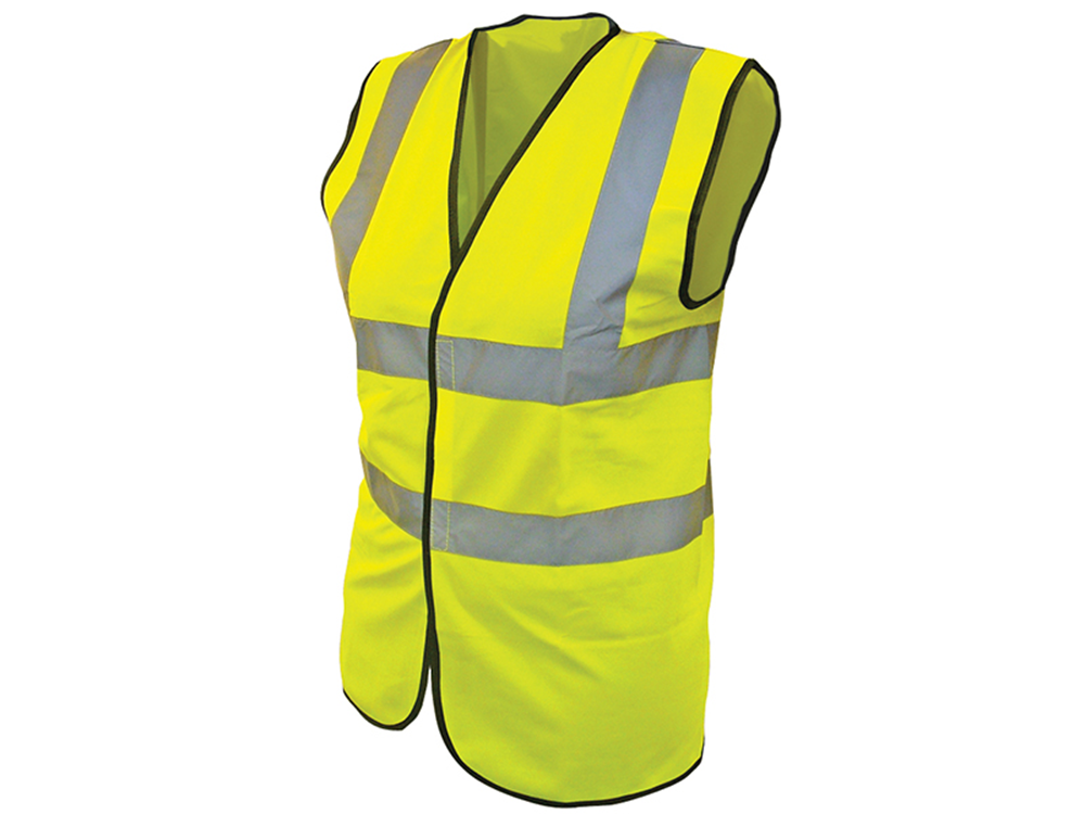 Scan SCAWWHVWM Hi-Vis Yellow Waistcoat - M (41in) |