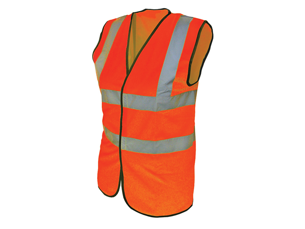 Scan SCAWWHVWMO Hi-Vis Orange Waistcoat - M (41in) |