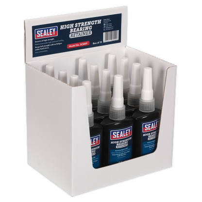SEALEY - SCS601 Bearing Fit Retainer High Strength 50ml Pack of 12