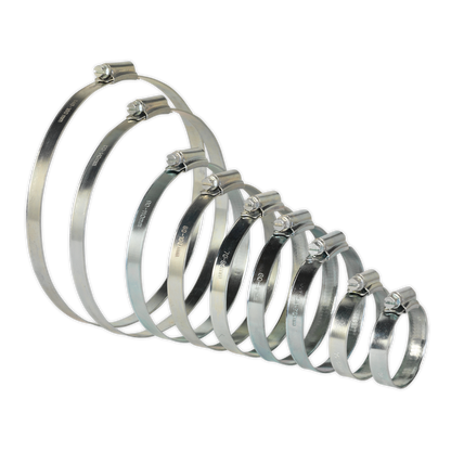 SEALEY - SHCS2 Hose Clip Assortment 26pc �44-160mm Zinc Plated