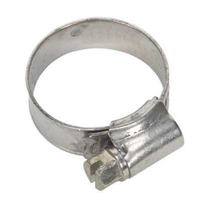 SEALEY - SHCSS0 Hose Clip Stainless Steel �16-27mm Pack of 10