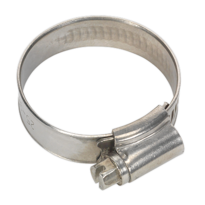 SEALEY - SHCSS1A Hose Clip Stainless Steel �25-38mm Pack of 10