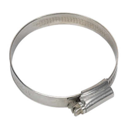 SEALEY - SHCSS2 Hose Clip Stainless Steel �51-70mm Pack of 10