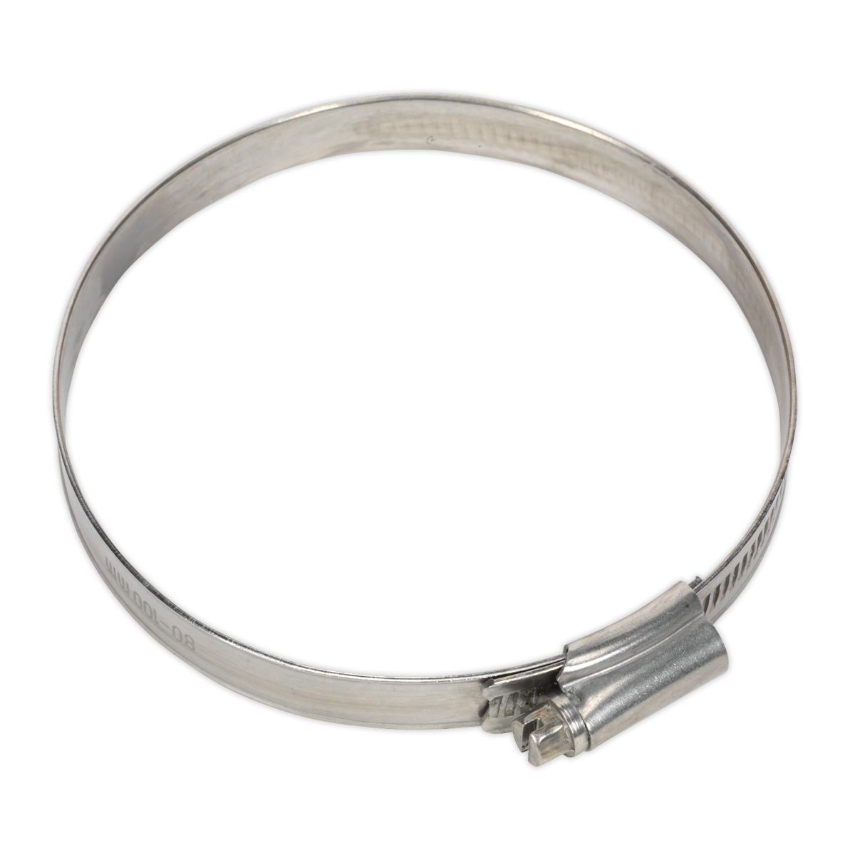 SEALEY - SHCSS4 Hose Clip Stainless Steel �80-100mm Pack of 5