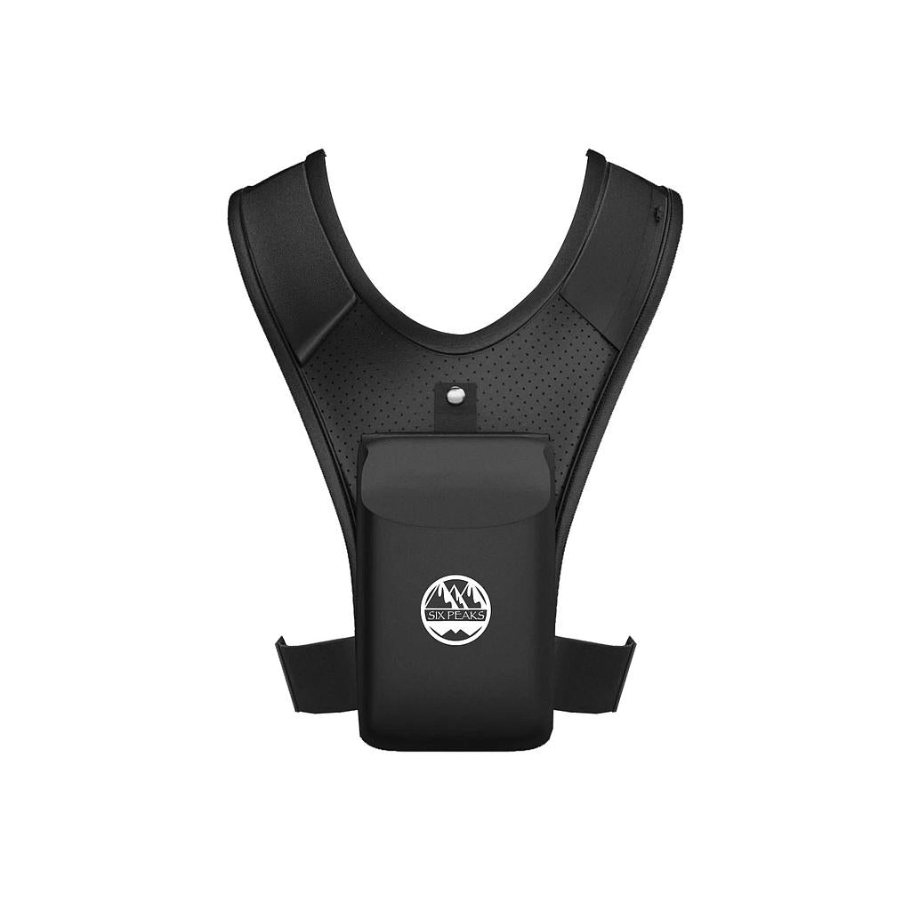 Six Peaks Running Vest with Phone Holder Black One Size