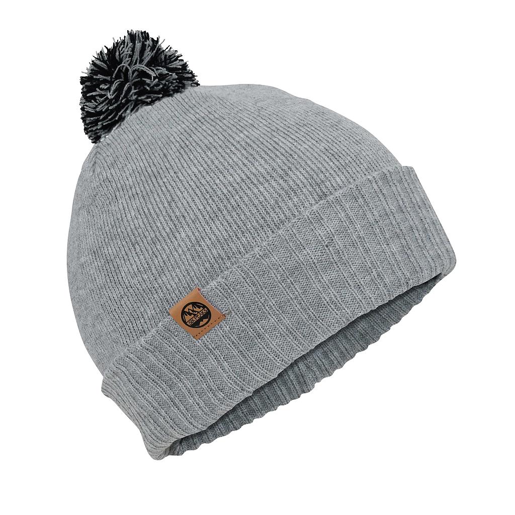 Six Peaks Pom Beanie Hat Grey/Black