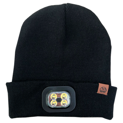 Six Peaks LED Lighted Beanie Hat Black