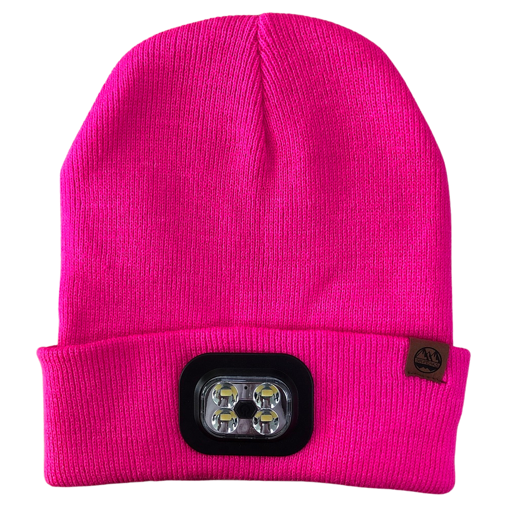 Six Peaks LED Lighted Beanie Hat Pink
