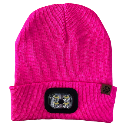 Six Peaks LED Lighted Beanie Hat Pink