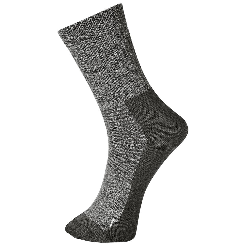 Portwest SK11GRR39-43 -  sz 39-43 Thermal Sock - Grey