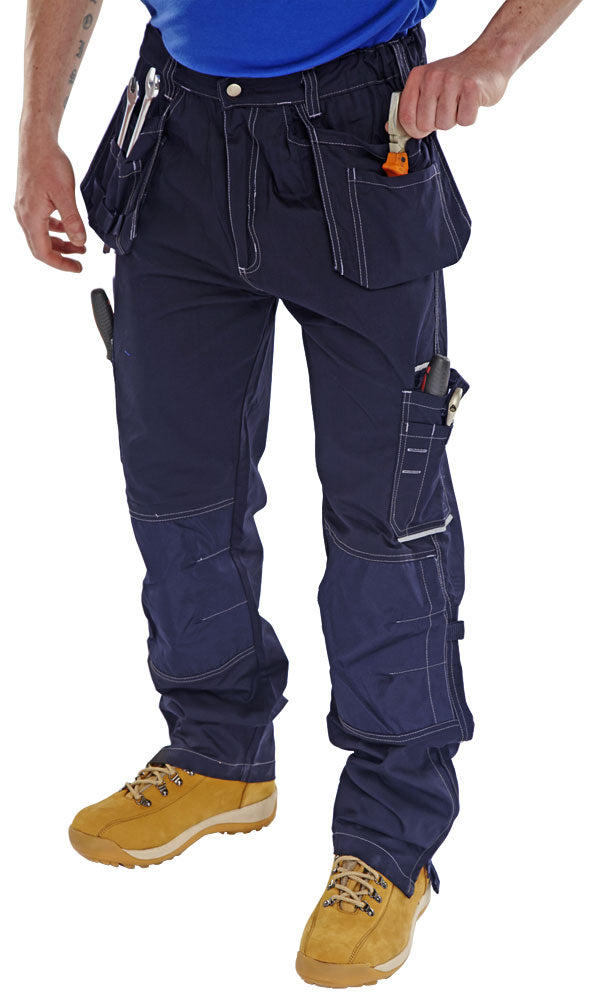 BEESWIFT SHAWBURY MULTI PURPOSE TROUSERS NAVY BLUE 50T